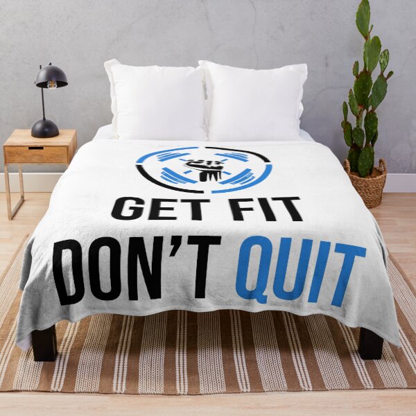 Item preview, Get fit don't quit designed and sold by ramith-concept.