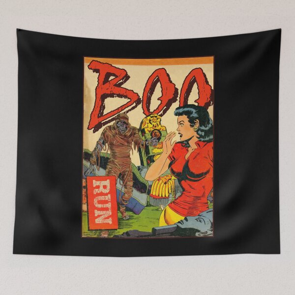 Item preview, Vintage Mummy Boo Egypt Sarcophagus Retro Horror Poster Halloween Gift designed and sold by TheAplus.