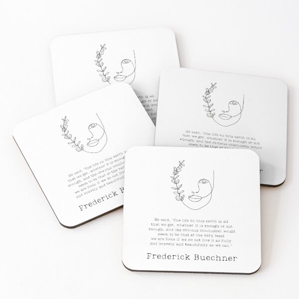 Item preview, "One life on this earth is all that we get" designed and sold by BookberryGarden.