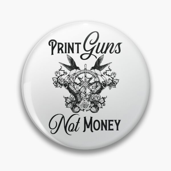 Item preview, Print Guns Not Money - Roses with guns  designed and sold by Desandu.