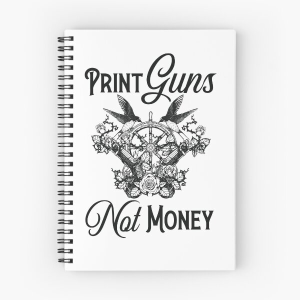 Item preview, Print Guns Not Money - Roses with guns  designed and sold by Desandu.