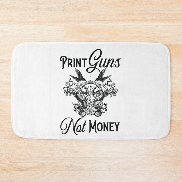 Item preview, Print Guns Not Money - Roses with guns  designed and sold by Desandu.
