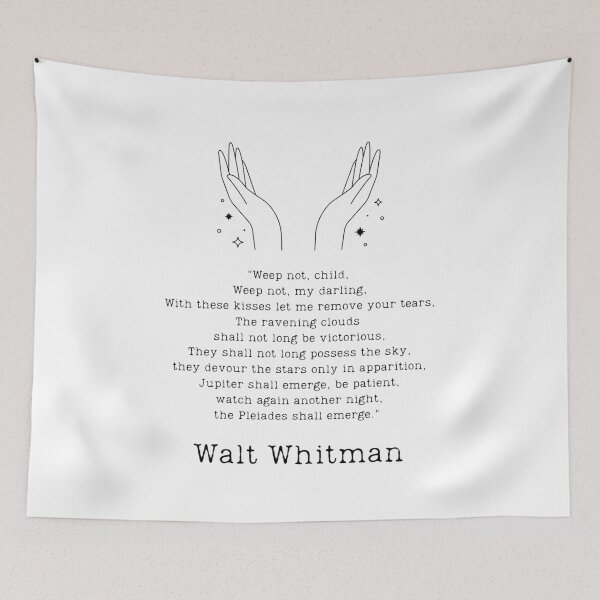 Item preview, "Weep not, my darling" designed and sold by BookberryGarden.