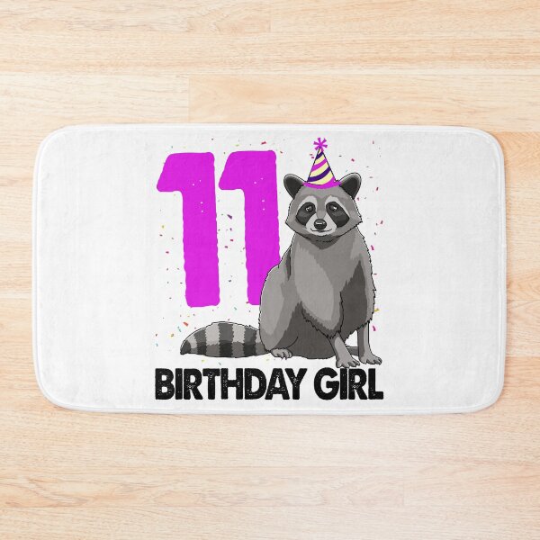 Item preview, Birthday Girl 11 Raccoon designed and sold by Bendthetrend.