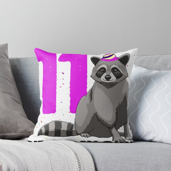 Item preview, Birthday Girl 11 Raccoon designed and sold by Bendthetrend.