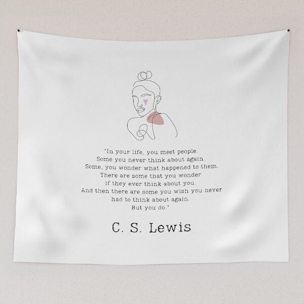 Item preview, "In your life, you meet people" designed and sold by BookberryGarden.