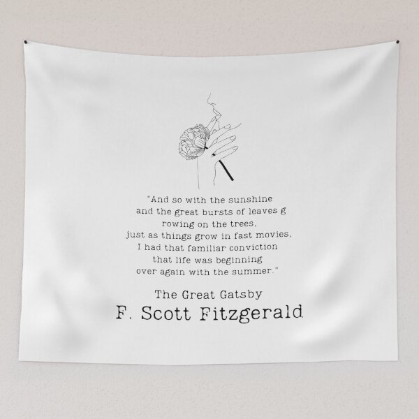 Item preview, "Life was beginning over again with the summer." designed and sold by BookberryGarden.