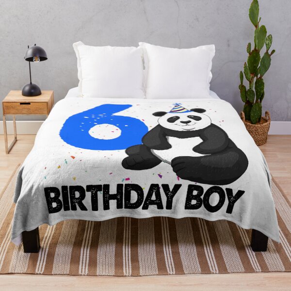 Item preview, Birthday Boy 6 Panda designed and sold by Bendthetrend.