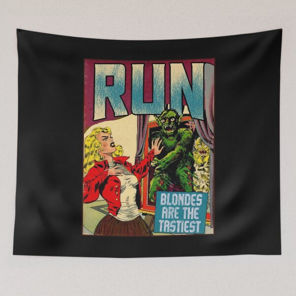 Item preview, Vintage Monster Blonde Run Retro Horror Poster Halloween Gift designed and sold by TheAplus.