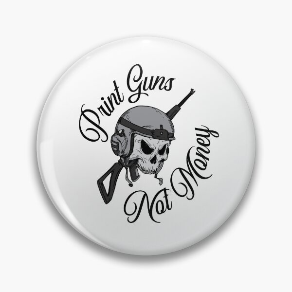 Item preview, Print Guns Not Money - Skull Army designed and sold by Desandu.