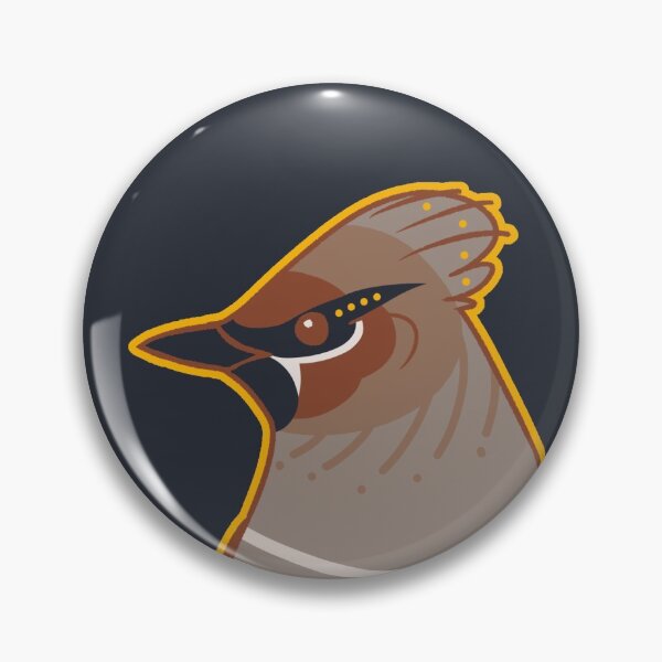 Item preview, Avian August 15 - Bohemian Waxwing designed and sold by KeesKiwi.