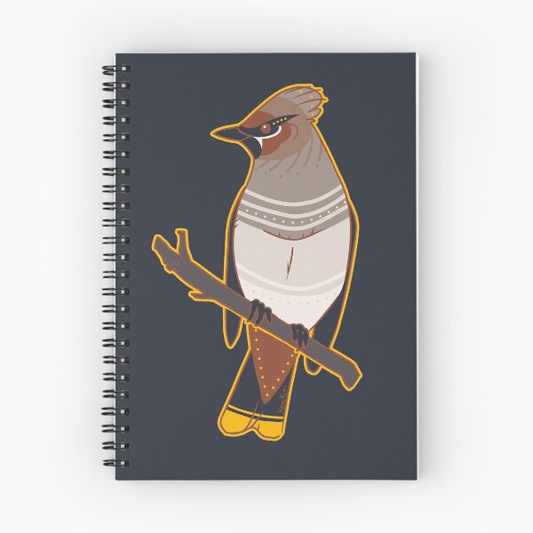 Item preview, Avian August 15 - Bohemian Waxwing designed and sold by KeesKiwi.