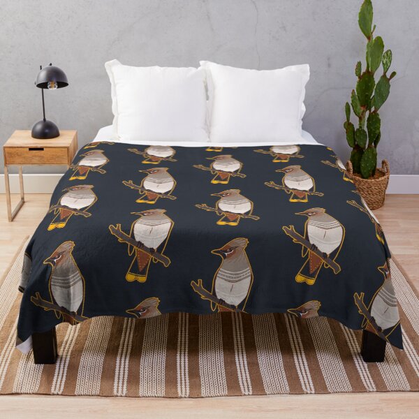 Item preview, Avian August 15 - Bohemian Waxwing designed and sold by KeesKiwi.