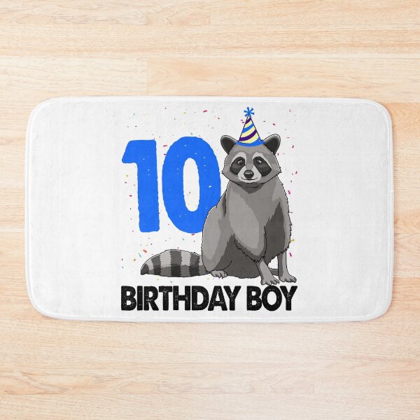 Item preview, Birthday Boy 10 Raccoon designed and sold by Bendthetrend.