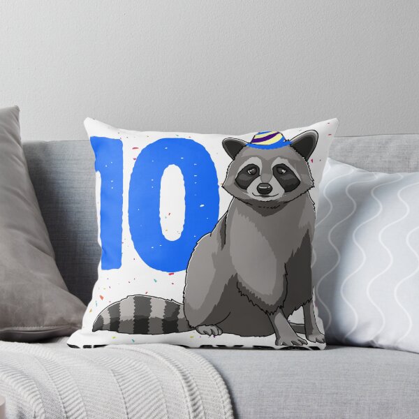 Item preview, Birthday Boy 10 Raccoon designed and sold by Bendthetrend.