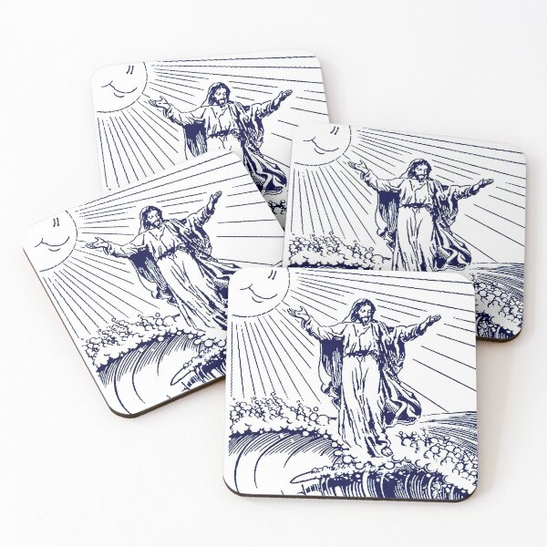 Item preview, Surfing Jesus designed and sold by shopMACSHIP.