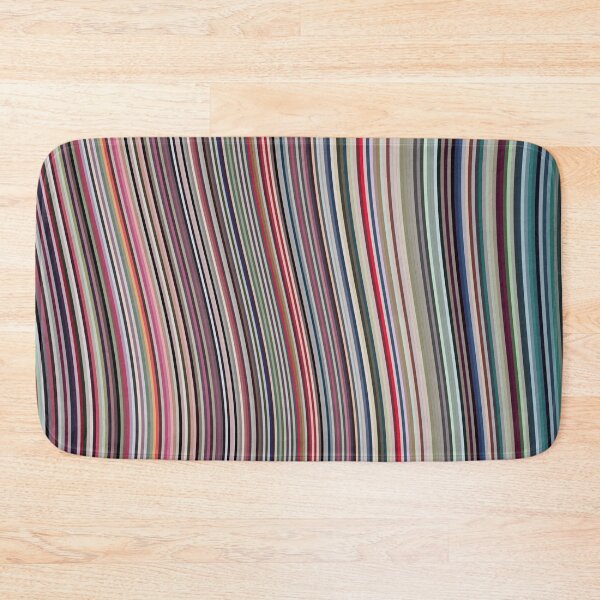 Item preview, Traditional Contemporer Scandinavian Pattern Wavy Vertical Tripes Line designed and sold by MyArt23.