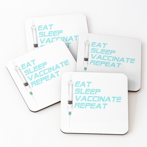 Item preview, Eat Sleep Vaccinate Repeat designed and sold by Six Deers.