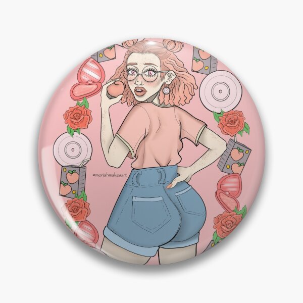 Item preview, Peachy Dream Girl designed and sold by moriahmakesart.