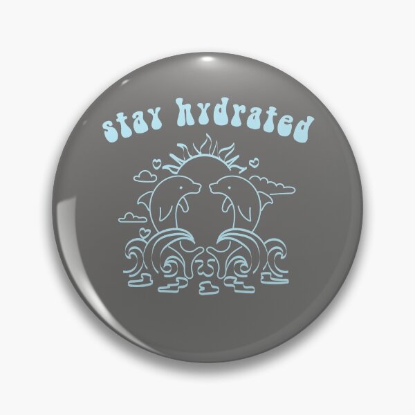 Item preview, Funny stay hydrated water lover H20 dolphin ocean sun health self care love designed and sold by goodprana3891.