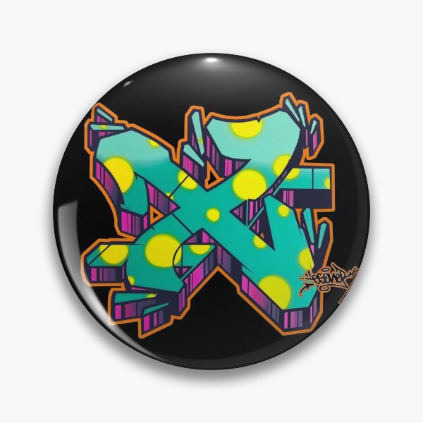 Item preview, LETTER X BY ESONE URBAN GRAFFITI STREET STYLE  designed and sold by GraffitiBomberZ.