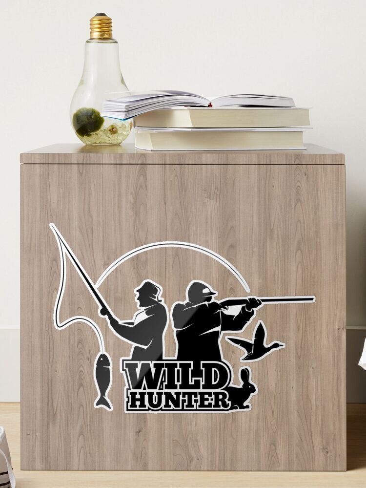 WILD HUNTER Sticker for Sale by trip of a lifestyle