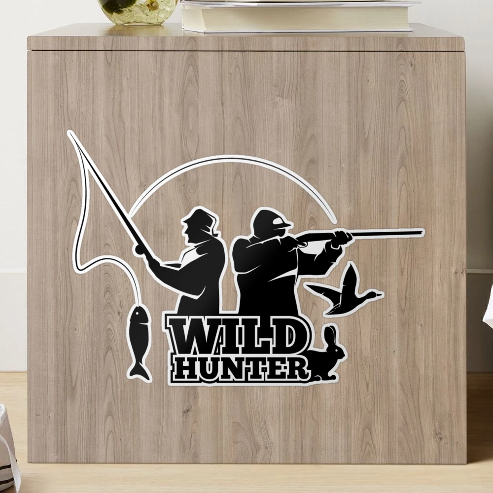 WILD HUNTER Sticker for Sale by trip of a lifestyle