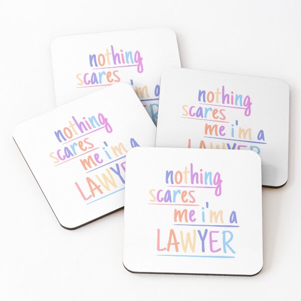 Item preview, Nothing scares me i'm a lawyer - funny lawyer gift (color) designed and sold by PickaSticka.