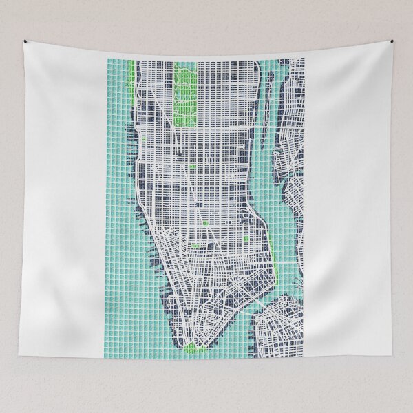 Item preview, Lower Manhattan Map designed and sold by Gary Hogben.