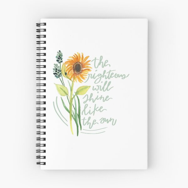 Item preview, The righteous will shine like the sun // watercolor Bible verse  designed and sold by ashymd.