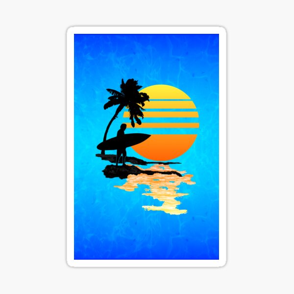 Aperçu de l'œuvre Surf Sunrise créée et vendue par Packrat.