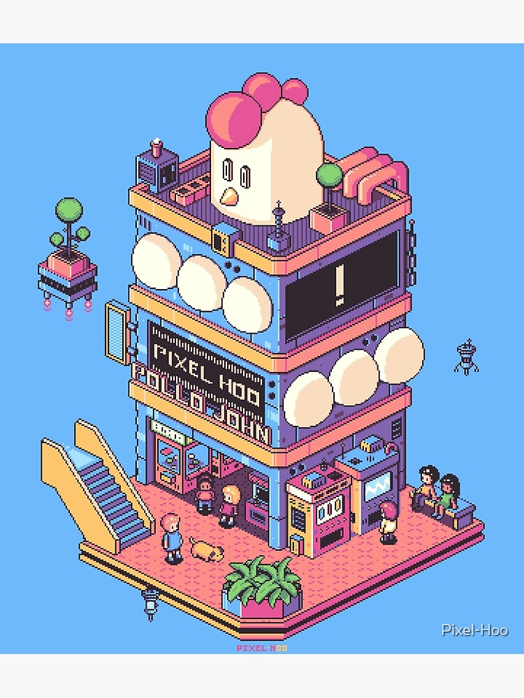 "Arcade - Pixel Art" Art Print by Pixel-Hoo | Redbubble