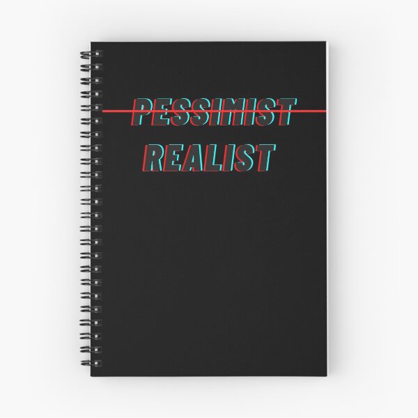 Artikelvorschau, Pessimistischer Realist - T-Shirt entworfen und verkauft von SamuelBillian.