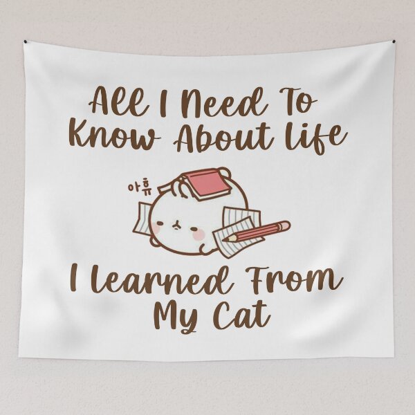 Item preview, All I Need To Know About Life I Learned From My Cat funny cat designed and sold by norland.