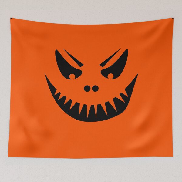 Item preview, Jack O'Lantern Pumpkin Face Scary Style 4 designed and sold by Darcy777.