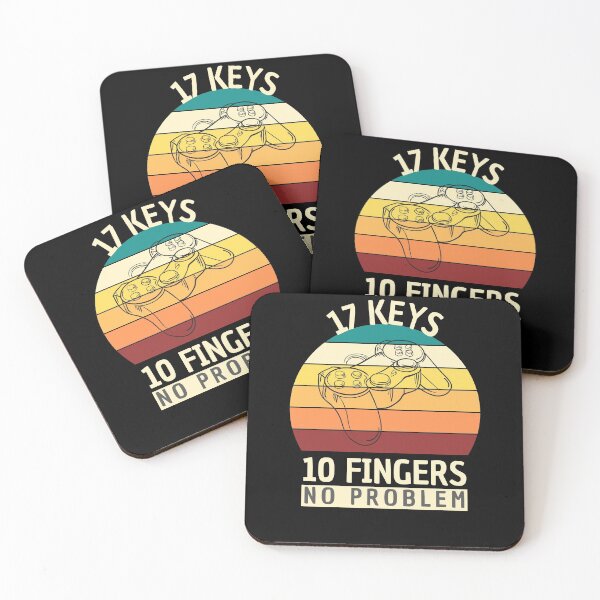 Item preview, "17 Keys - 10 Fingers - No Problem" Fun for all computer nerds - No1 gamers designed and sold by der-faun.