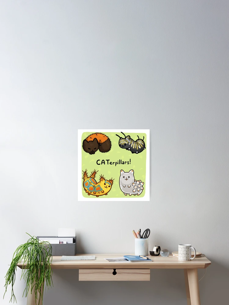 Thumbnail 2 of 3, Poster, CAT-erpillars designed and sold by RaspberryMoon.