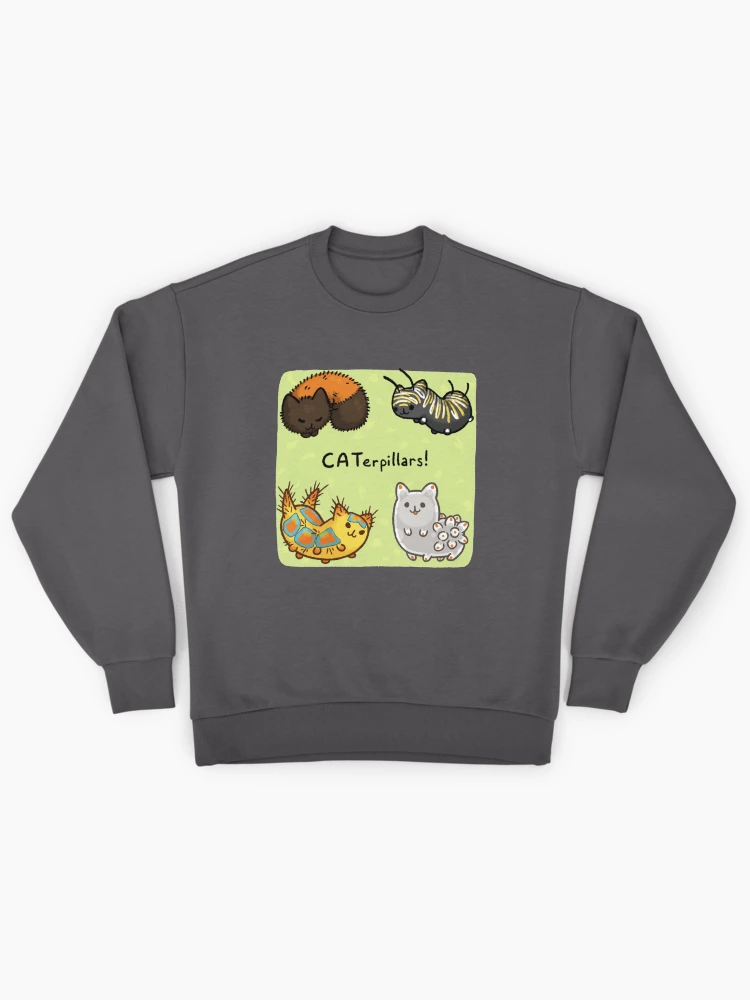 Thumbnail 1 von 6, Premium Oversized Pullover, CAT-erpillars designt und verkauft von RaspberryMoon.
