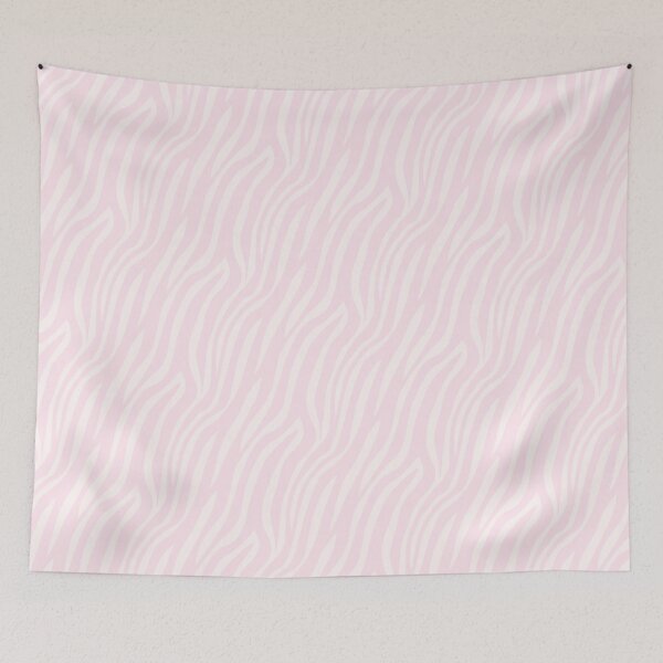 Item preview, Minimalistic Light Pink Abstract Zebra Pattern designed and sold by dasiegraphics.