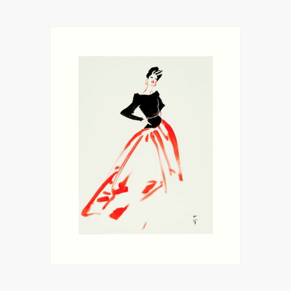 Aperçu de l'œuvre Haute couture, Élégance créée et vendue par Stratoguayota.