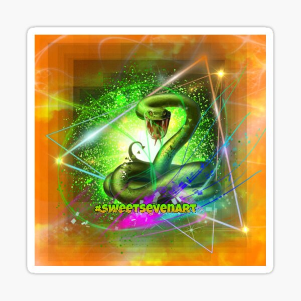 SweetSeven official Snake Design Sticker
