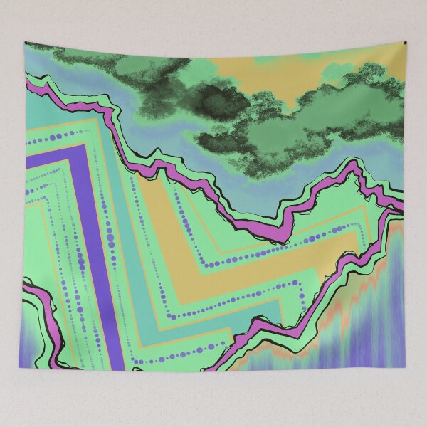 Item preview, JORDNAER Abstract Neon Flash designed and sold by emm-j.