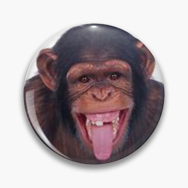 Item preview, Funny Monkey Sticking Tongue Out Print designed and sold by MyQuirkyDesigns.