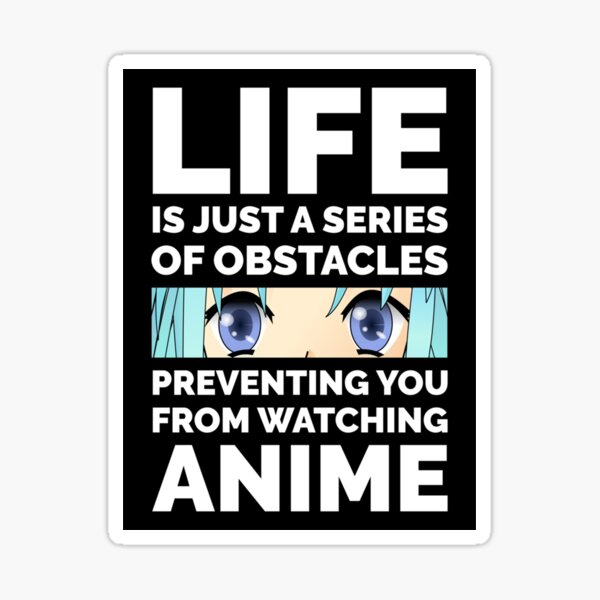 Otaku Weeaboo Anime Fan Sticker