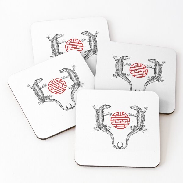 Item preview, Japanese Red Lizard Linked designed and sold by aliyeus.