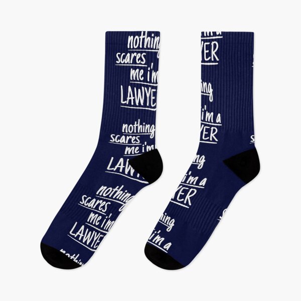 Item preview, Nothing scares me i'm a lawyer - funny lawyer gift (white/grey) designed and sold by PickaSticka.