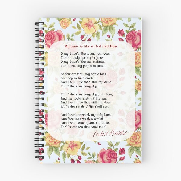 Item preview, Robert Burns Red Red Rose designed and sold by whiskydesigns.