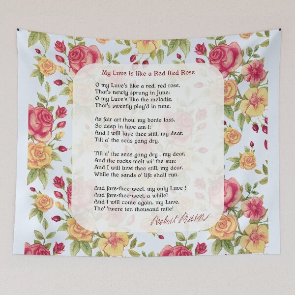 Item preview, Robert Burns Red Red Rose designed and sold by whiskydesigns.