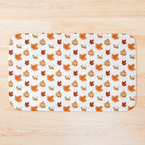 Artikelvorschau, Gebranntes orangefarbenes Herbstlaubmuster entworfen und verkauft von BrissetSunshine.