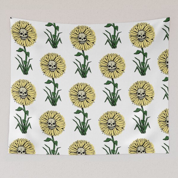 Item preview, Sunflower skull designed and sold by Kaplvv.